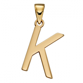 Gold Letter 'K' Pendant (GP 2210)